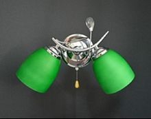 Бра двухрожковое Мелодия Света  Е27 Хром картинка 